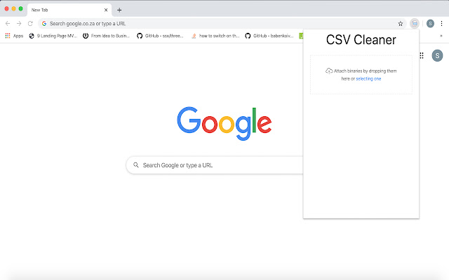 CSV Cleaner Chrome Plugin chrome extension