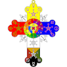 Rose Cross Rosicrucian Symbol  icon