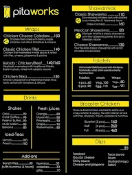 Pitaworks menu 1