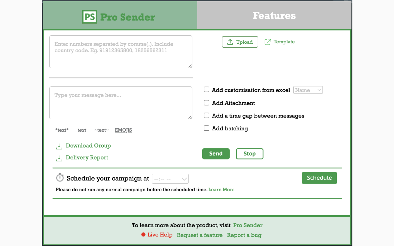 Pro Sender -Message Sender Preview image 4