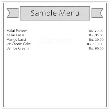 Mato Shree Dairy Farm & Ice Cream Parlour menu 