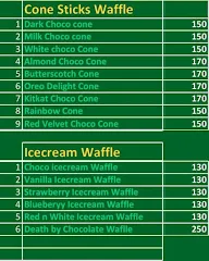 Candy Waffle menu 1