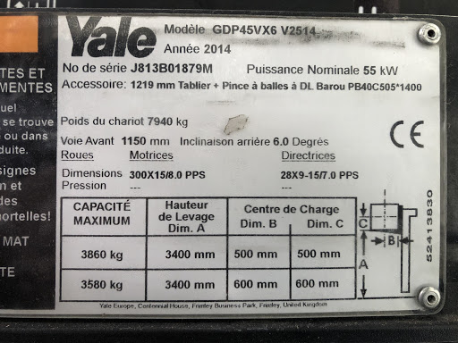 YALE GDP45VX6