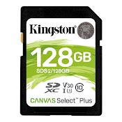 Thẻ Nhớ Kingston Sd Canvas Select Plus 128Gb - Hàng Chính Hãng