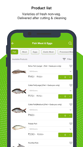 Screenshot Delybazar - Fresh Fish & Meat