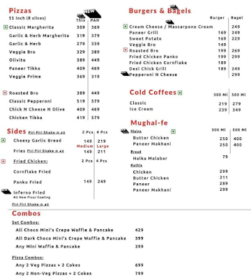 Crepe-fe menu 