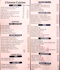 Chawla Kitchen menu 1