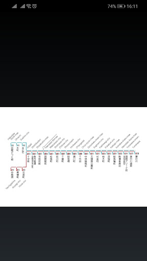 Hakodate Tram Map