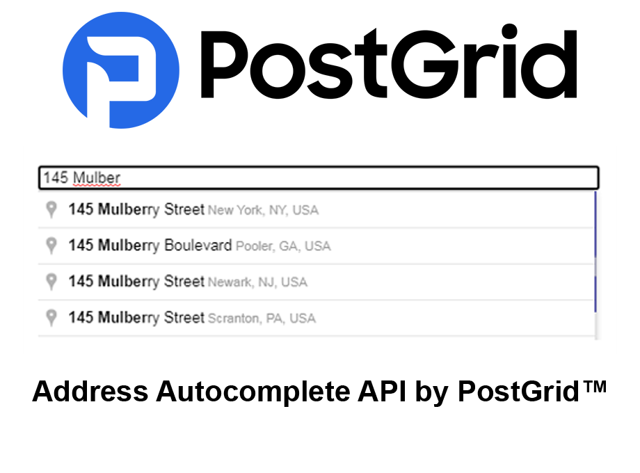 Address Autocomplete API by PostGrid™ Preview image 1