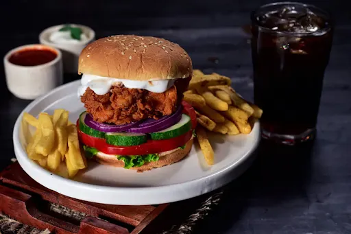 Chicken Moburg + French Fries + Coke