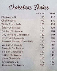 Cafe Chokolade menu 3