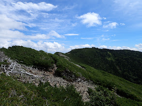 大滝山が近づく