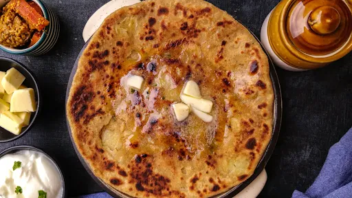 2 Aloo Onion Stuffed Paratha