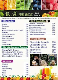 Kalpana Snacks And Cold Drink Center menu 1