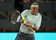 Czech Republic's Petra Kvitova in action.