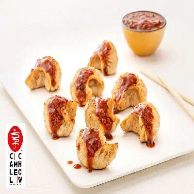 Sour And Spicy Pan Fried Chicken Dimsums (8)