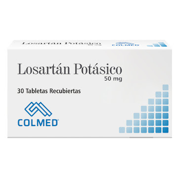 **Losartan Potásico Colmed 50 Mg Caja x30 Tab Recubiertas  