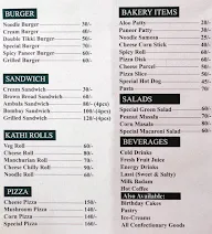 Flying Foods menu 1