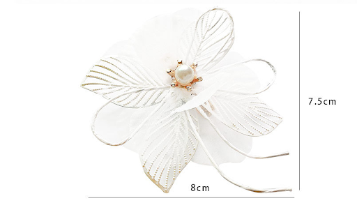 Title 1, Bride Pin Silk Flower Hair Accessories. Elegant...