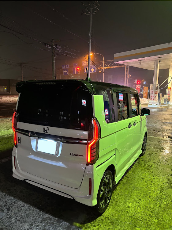 Nボックスカスタムの北海道・洗車・車が汚い・ホンダ・ＮBOXカスタムに関するカスタム事例の投稿画像2枚目