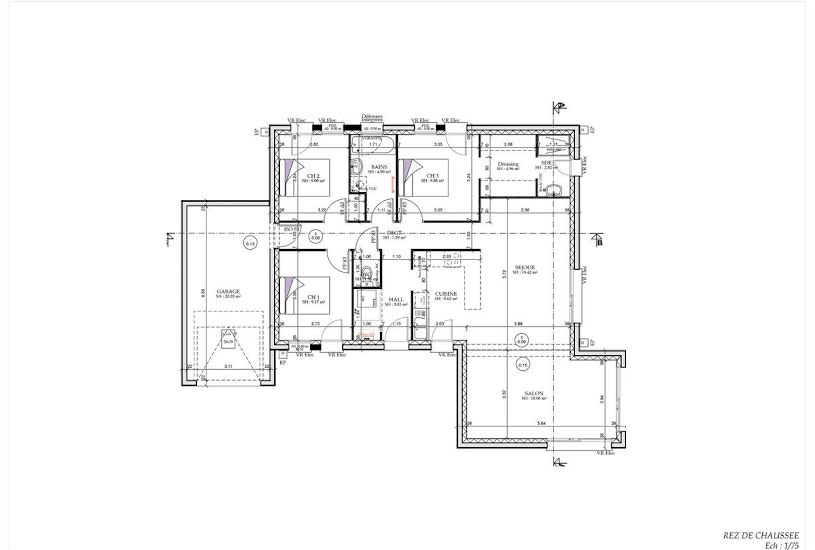  Vente Terrain + Maison - Terrain : 591m² - Maison : 100m² à Nersac (16440) 