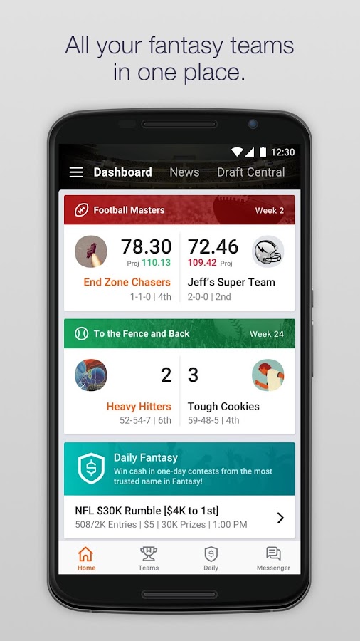 Yahoo Fantasy Sports - Android Apps on Google Play