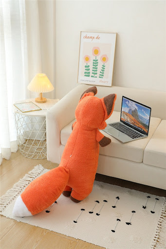Title 4, Fox Long Pillow Bed Sleeping Leg-supporting Dol...