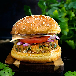 Aloo Tikki Burger | Veg Patty