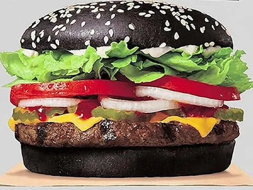 Black Beauty Charcoal Burger