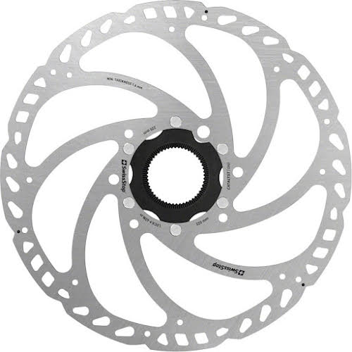 SwissStop Catalyst One Disc Rotor - 220mm - CenterLock - Silver