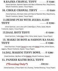 Cheffy Tiffy menu 2