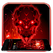 Neon Technology 3D Skull Theme 1.1.1 Icon