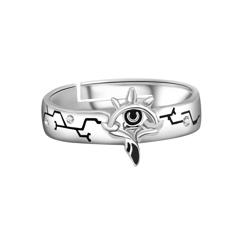 2B Zilver Elektrolytisch Verzilverde Platina Gestraald Ring Impressie. Uniek ontwerp, tijdloze elegantie en comfort.