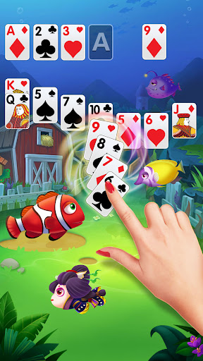 Screenshot Solitaire Fish Klondike Card