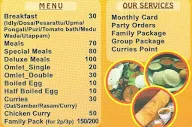 Biryani Hut menu 1