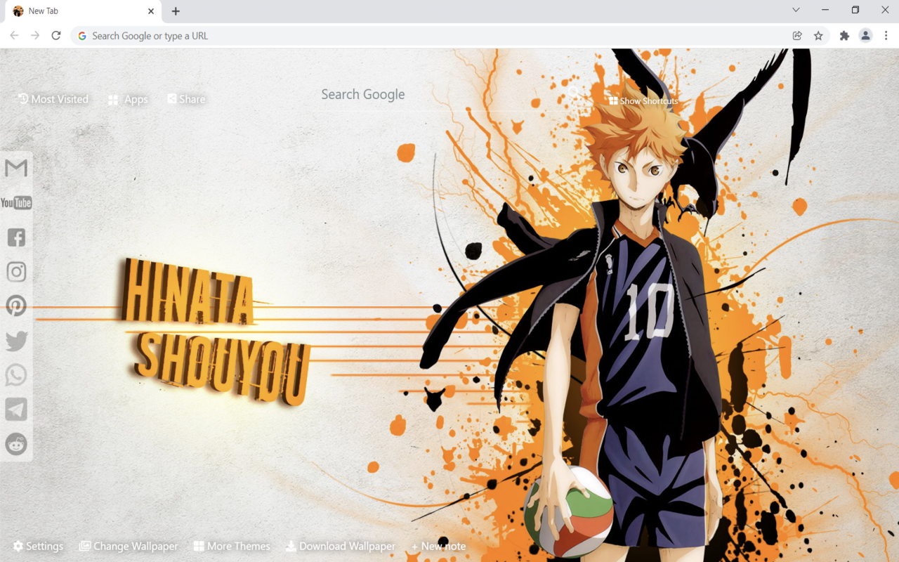 Haikyuu Wallpaper HD New Tab Preview image 2