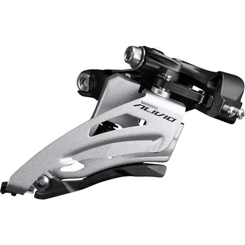 Shimano Alivio FD-M3120-M-B Front Derailleur - 2x9-Speed, Side Swing, Front Pull, 34.9/31.8/28.6mm Clamp Ban