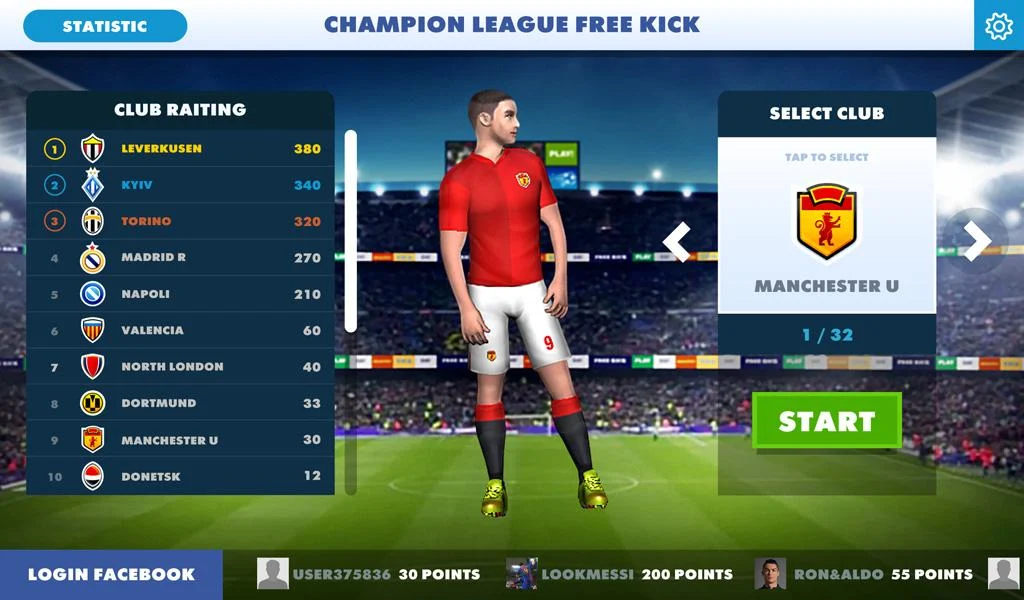   Champions Free Kick League 17- 스크린샷 