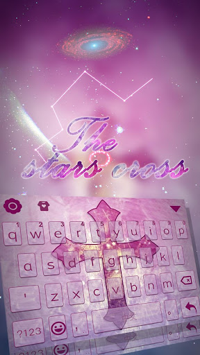 The Stars Cross Kika Keyboard