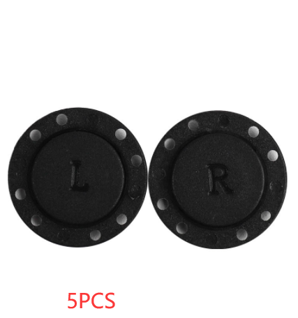 Handgenaaide knopzak met magnetische gesp voor kledingbies. Zorgt voor een veilige sluiting en een elegante uitstraling.