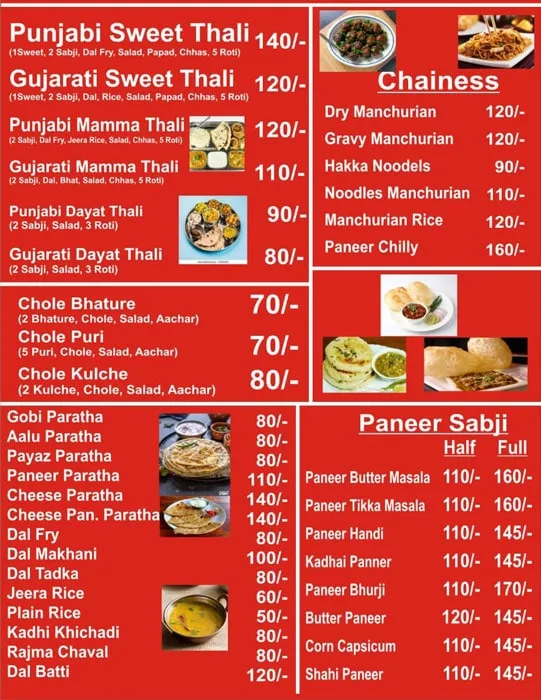 Kesavi Fast Food menu 