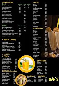 Ab's The Veggie Delight menu 1