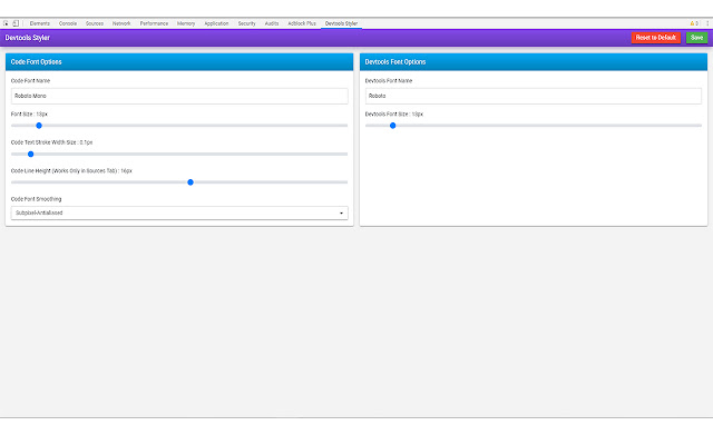 Chrome Devtools Styler chrome extension
