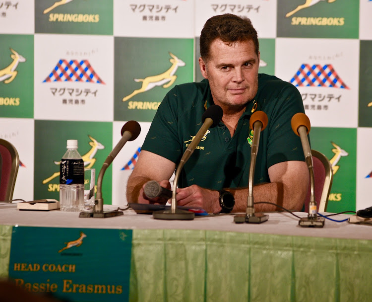 SA coach Rassie Erasmus will determined to guide the Springboks all the way.