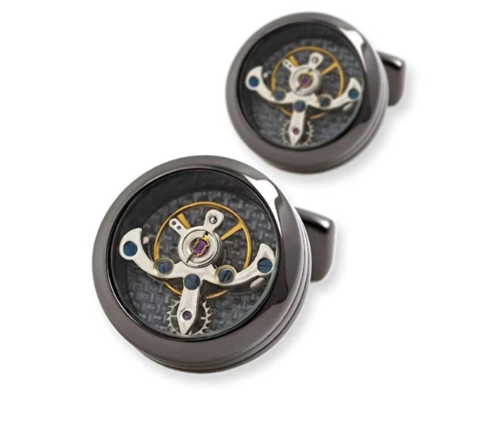 Title 4, Manžetne za Košulju sa Tourbillon Mehanizmom Fr...