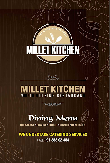 Millet Kitchen Tiffins And Snacks menu 