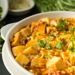 Spicy Soft Bean Curd with Minced Pork