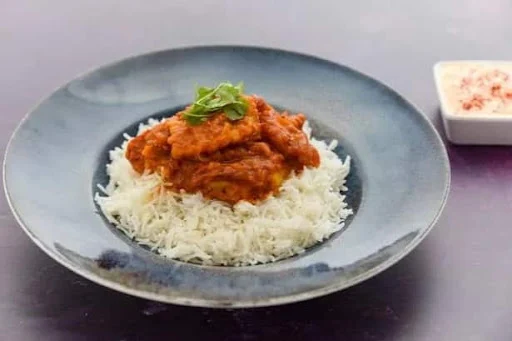 Fish Masala (2 Piece, Rohu), (Basmati Chawal) - Bihari Special