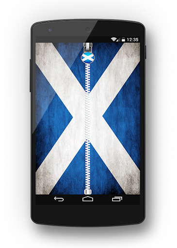 scotland Flag Lock Screen