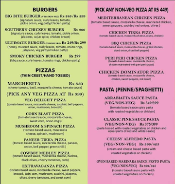 Cafe Dosti menu 